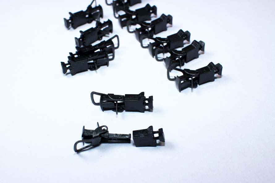 12 PCS 1/87 Ho Scale European Train Accessories Coupler Universal Hook Multi-vehicle Compatible Retrofits Model
