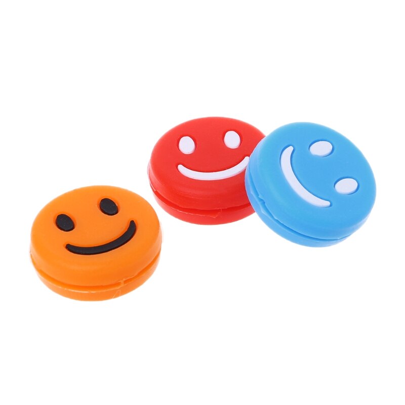 Silicone Smile Face Tennis Racquets Vibration Absorbers Outdoor Sports Supplies For Sports Accessories