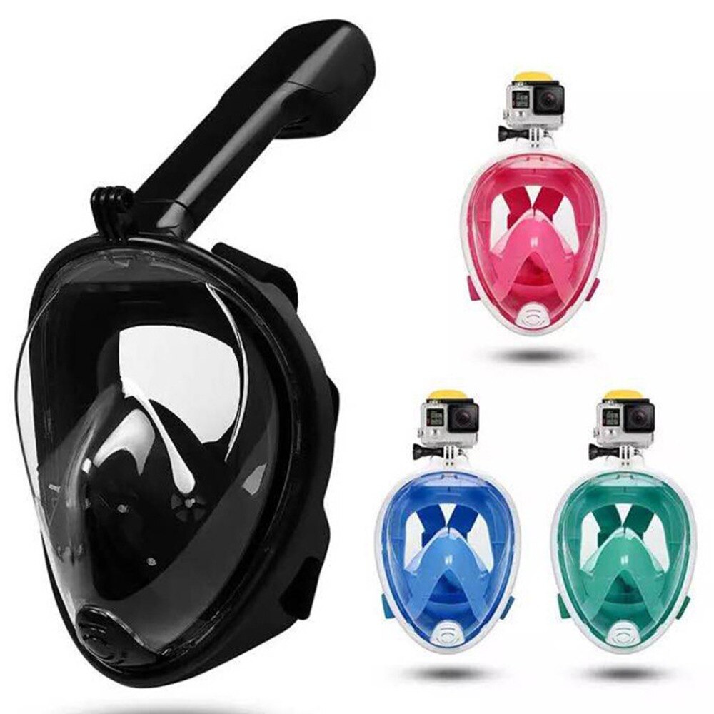 Swimming Diving Full Face Fnorkel Mask Use For Underwater Breathe Ocean Underwater Sport Diving Breathing Mask Swimming Series