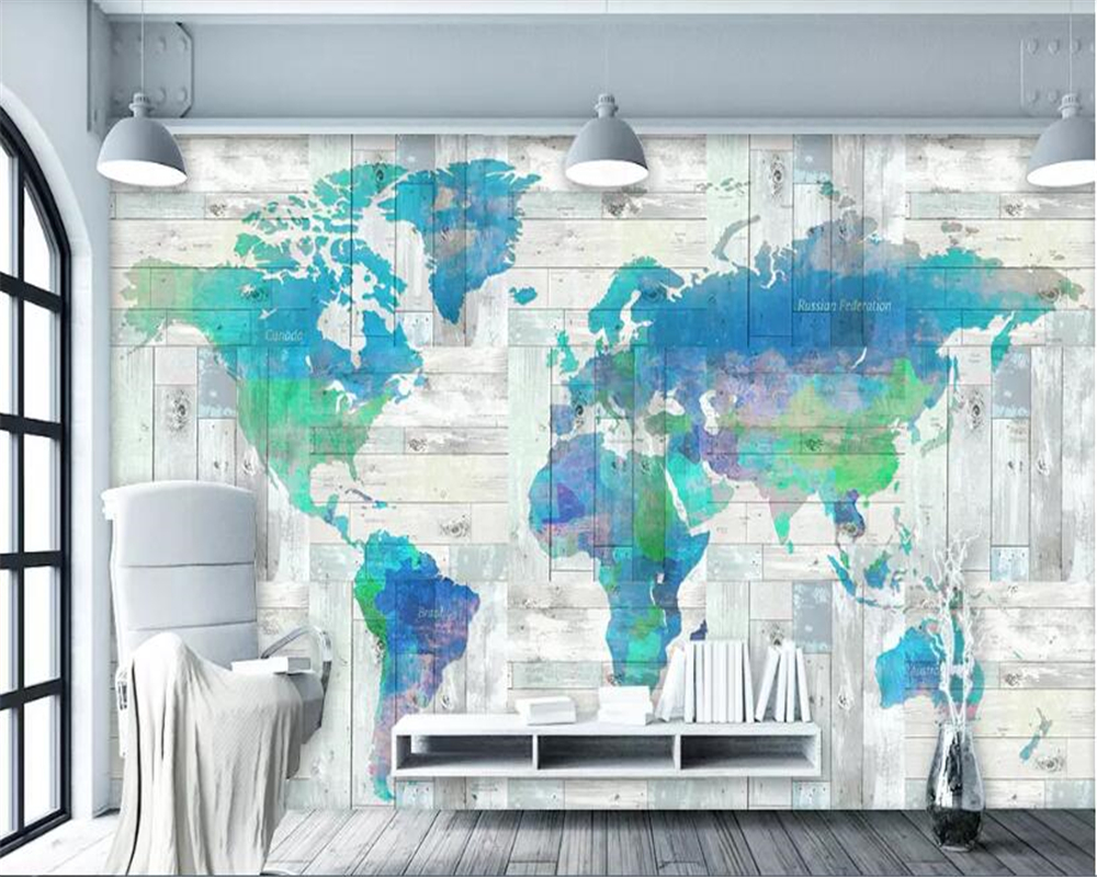 Beibehang behang voor muren in rolls Brief kaart vinyl behang achtergrond behang home decoratie behang voor kinderkamer