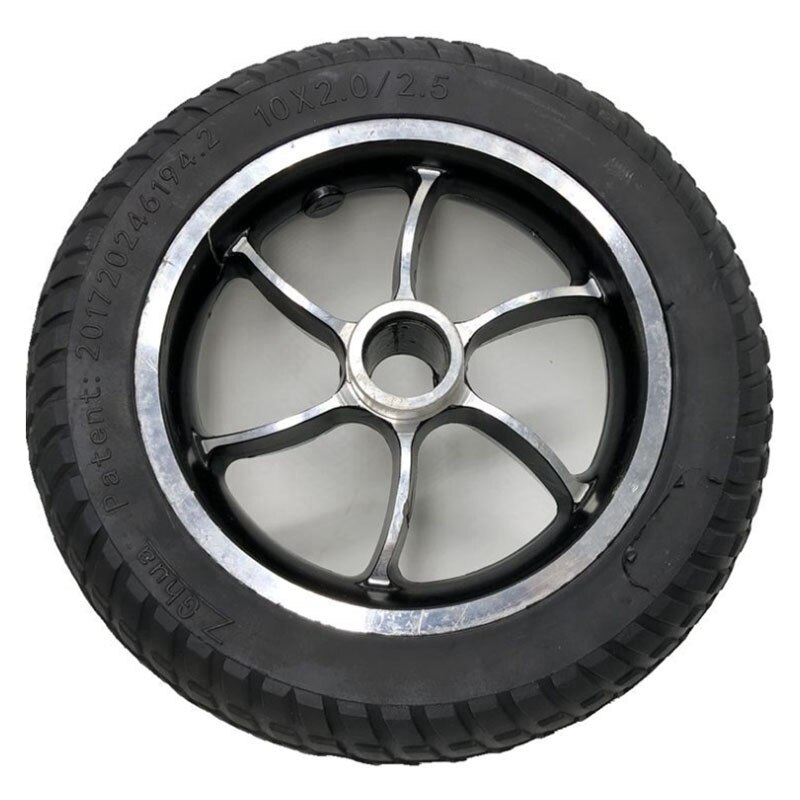 10 Inch Electric Scooter Tire Tyre 10 x 2/10 x 2.5 Solid Tire Damping Tire Rubber Wheels Tyres for M365 M365 Pro: Default Title