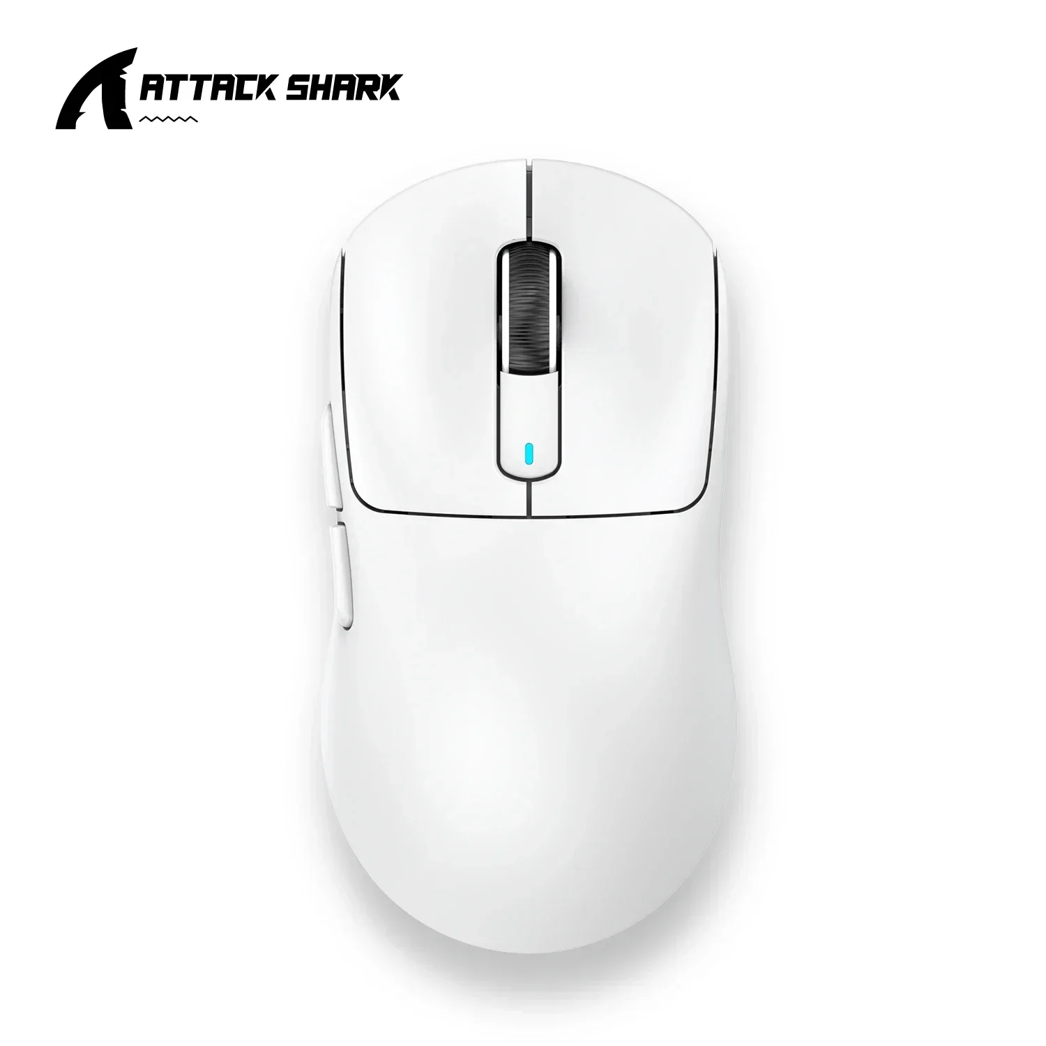 X3 PixArt PAW3395 Bluetooth Mouse 2.4G Tri-Mode Connection, 26000dpi, 650IPS, 49g Lightweight Macro Gaming Mouse: WHITE