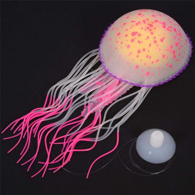 Aquarium Fish Tank Simulates Jellyfish Aquarium Landscaping Decoration Small Soft Jellyfish Home Aquatic Pet Supplies