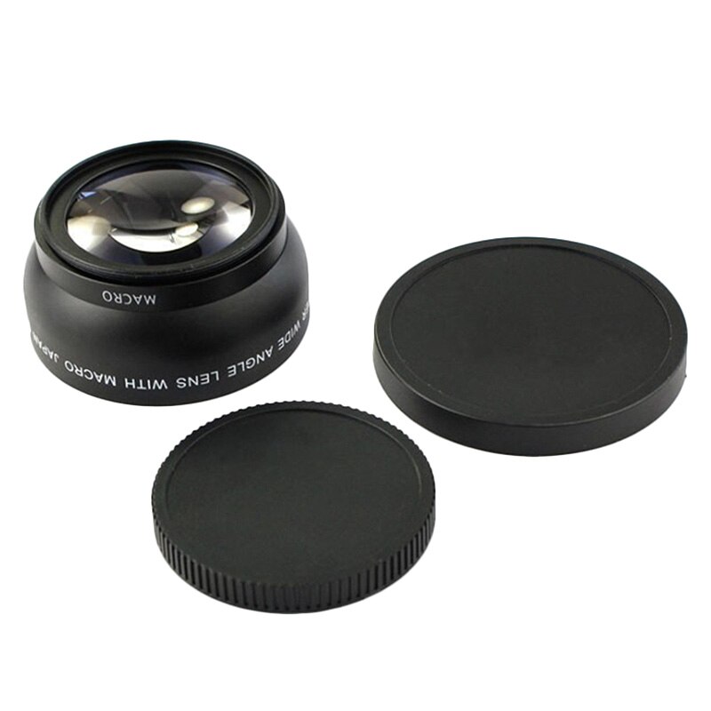 Camera Gewijd Lens, 37MM0.45X Camera Lens + Macro 2 In 1 Extra Externe Lens