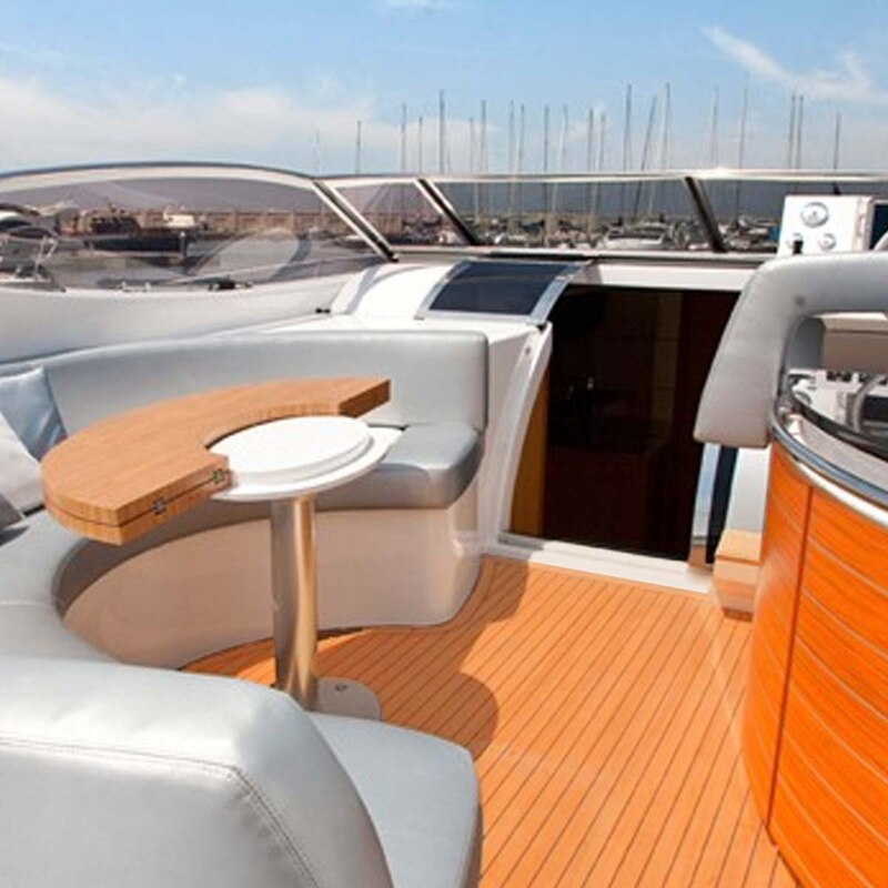 1 rull 600 mmx 2000 x 6mm selvklebende eva båt yacht marine gulvbelegg imitert teak dekk ark pute
