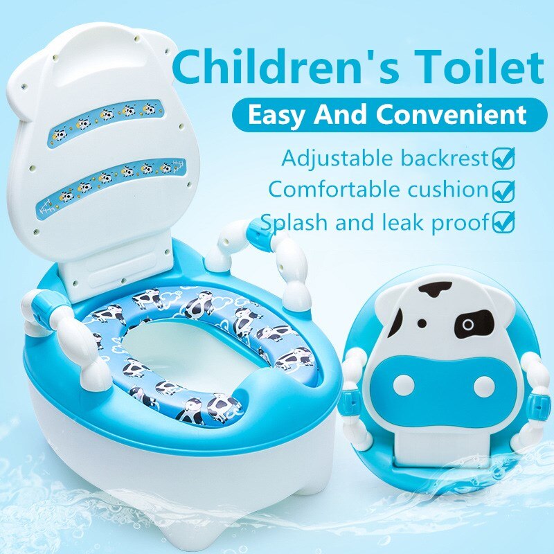 Koe Baby Potty Seat Draagbare Multifunctionele Reizen Stoel Kinderen Urinoir Training Leuke Veiligheid Potje Kids Urinoir Kussen Wc