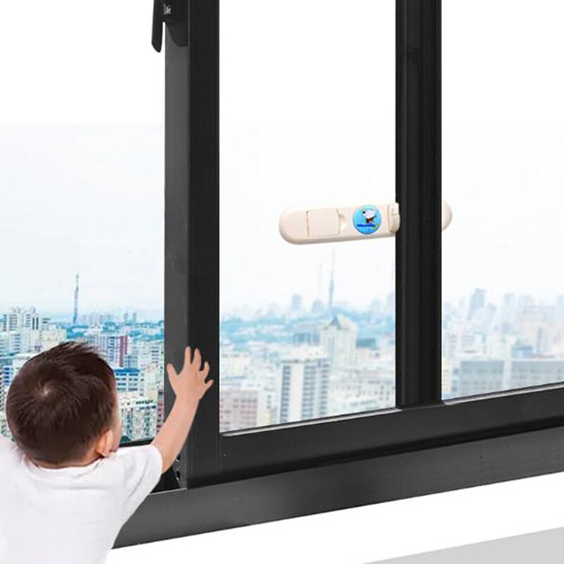 Sikkerhedslås baby børn boks skuffe skab skab garderobe dør bjørn køleskab sikkerhed abs resin lås