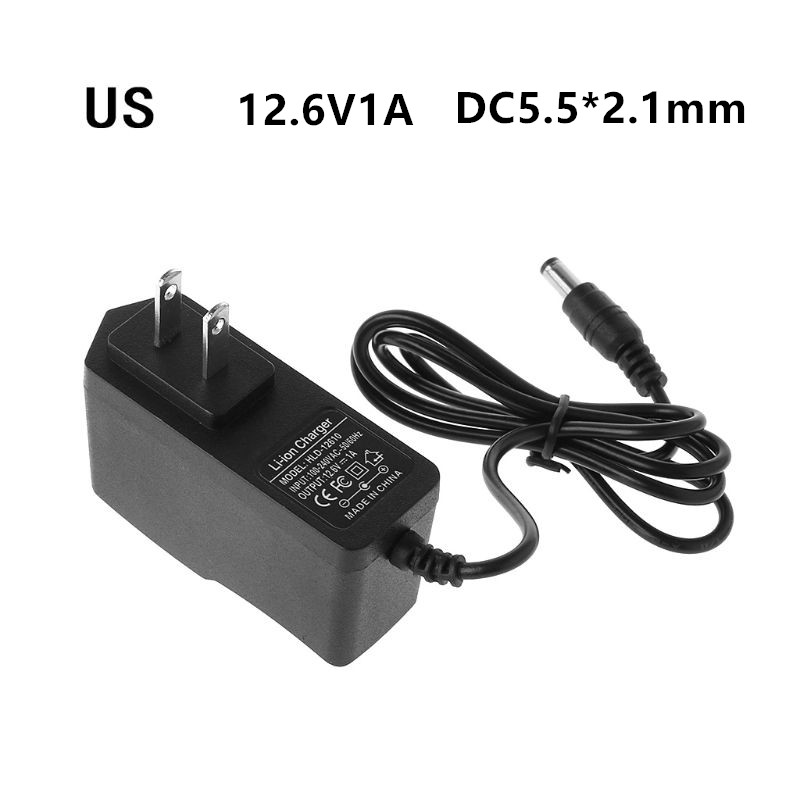 AC 100-240V DC 8.4V 12.6V 16.8V 1A 2A 1000MA Adapter Power Supply 16.8 V Volt charger plug for 18650 lithium Li-ion battery: ROYAL BLUE