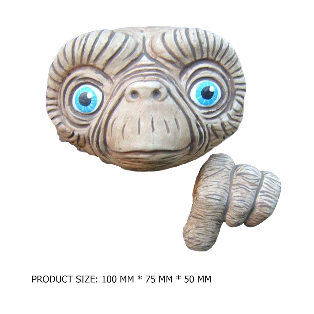 Alien Et Ornamenten Hars Ambachtelijke Alien Peeker Muur Hanger Yard Art Ornament Creatieve Huis Tuin Decoratie Hekken Deur Decor