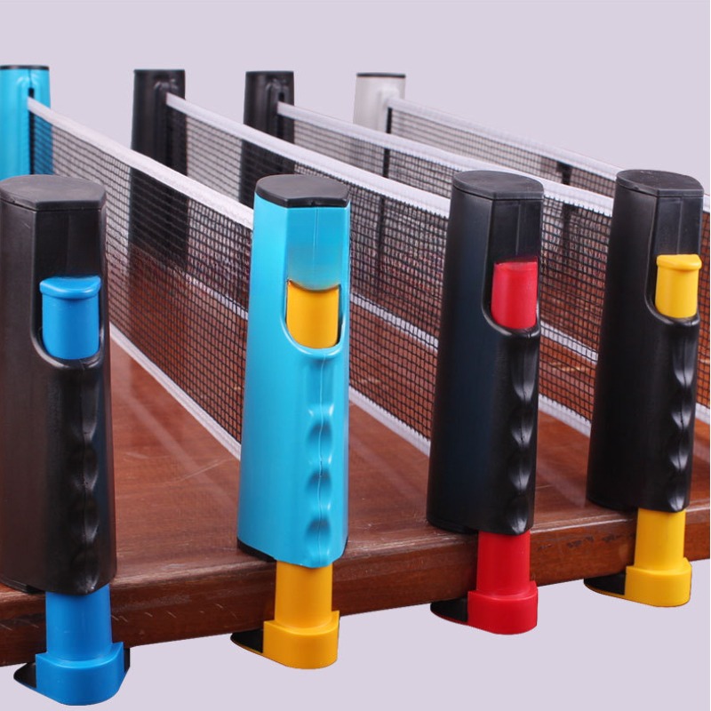 Estante de red de Ping Pong portátil, estante retráctil en cualquier lugar, accesorios de ejercicio de red de tenis de mesa de plástico de de repuesto