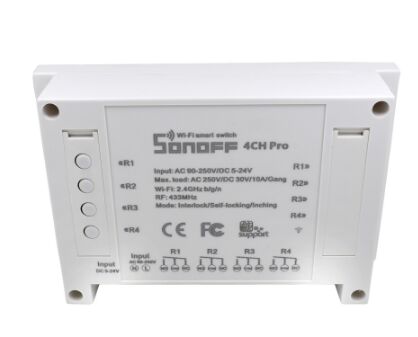 4CH Pro Wireless Multi-channel WIFI Switch For Smart House Home Automation Module Controller 433mHz Remote Control