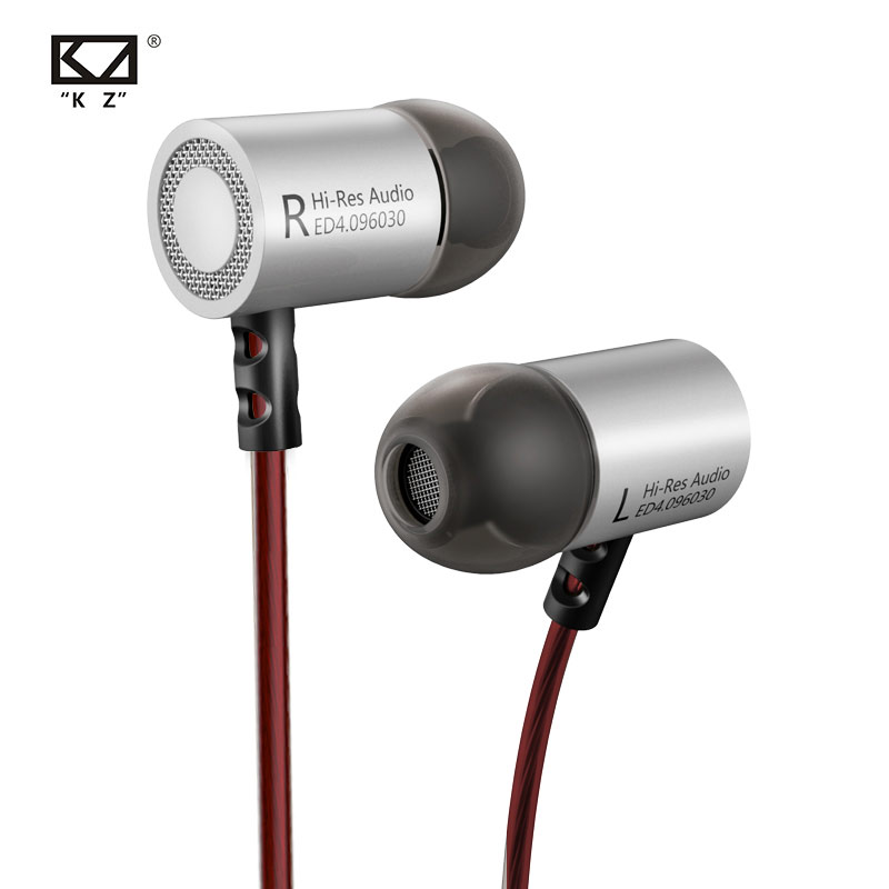 KZ – écouteurs stéréo en métal, oreillettes basses, hi-fi, DJ, avec Microphone, pour téléphone portable, moniteur d&#39;oreille MP3 MP4, ED4