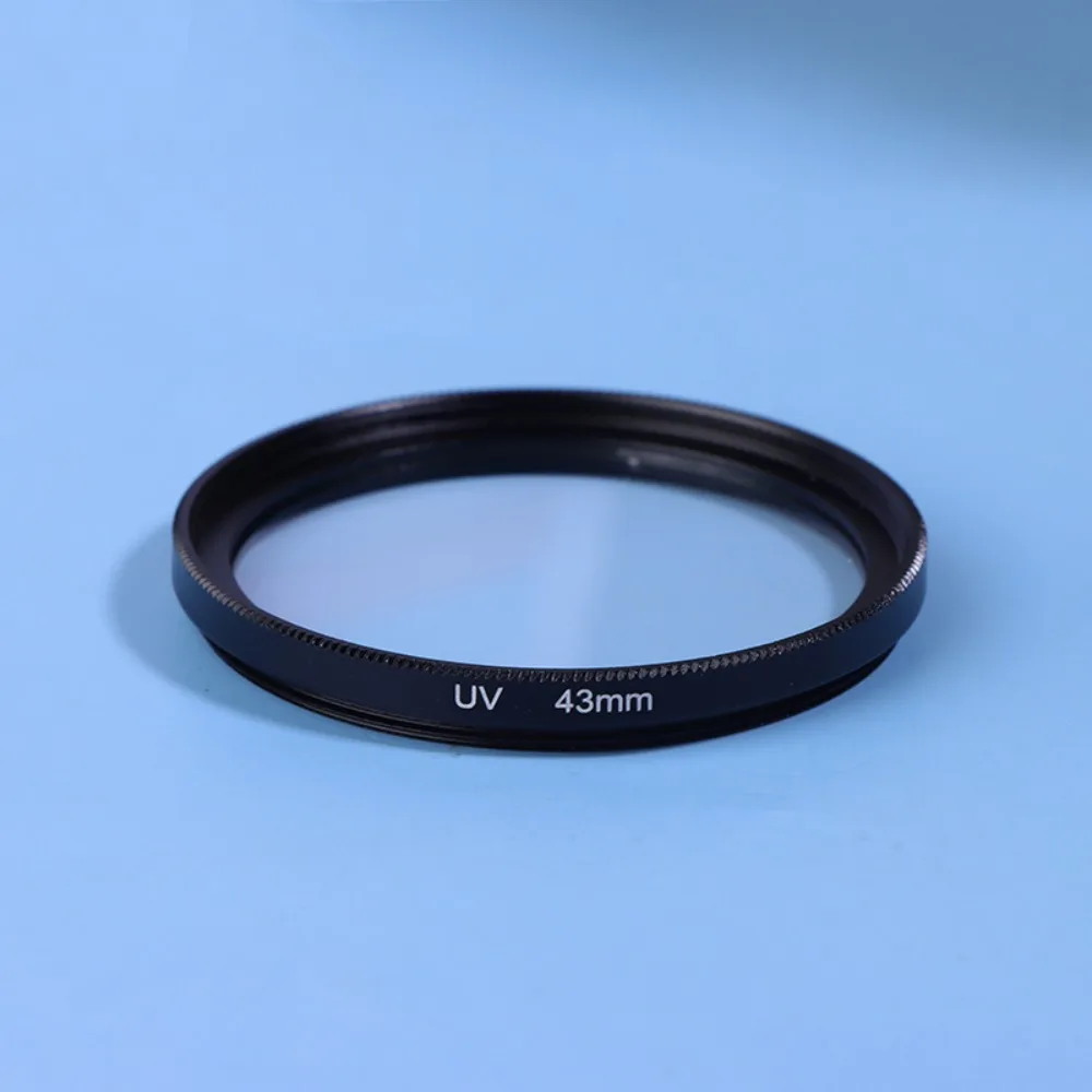 1Pcs 37/40.5/43/46/49/52/55/58/62/67/72/77/82mm Camera Lens Universal UV Digital Filter Glass Lens Protector: Dark Grey