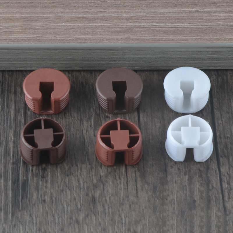 10 set möbelskåpskoppling rafix 3 in 1 konsol stiftpinnar plast zinklegering skarv hyllstöd beslag