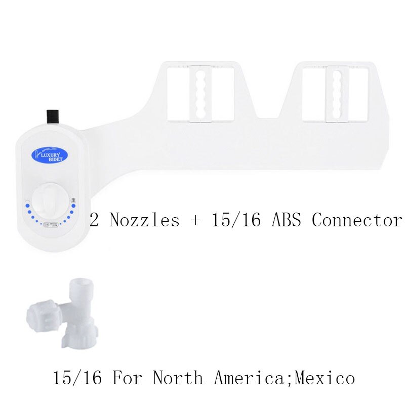 And Cold Dual Nozzle Bidet Toilets Seat Attachment Wash Water Shower Self-Cleaning Sprayer Bathroom Accessories Non-Electric: Single Cold C(15-16)