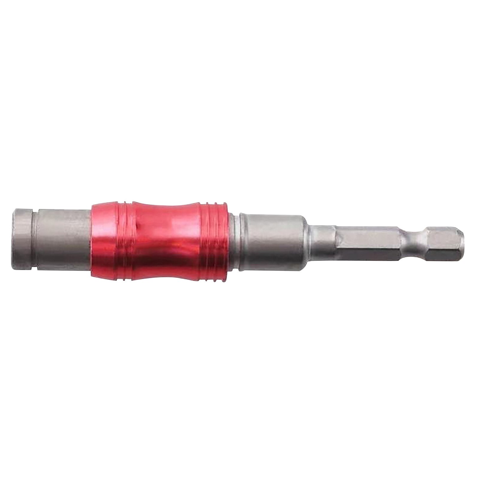 25# Electromagnetic Screw Bit Universal Screw Bit 6.35mm Quick Release Self-locking Adjustable Screw Magnetic Screwdriver Bit: Red