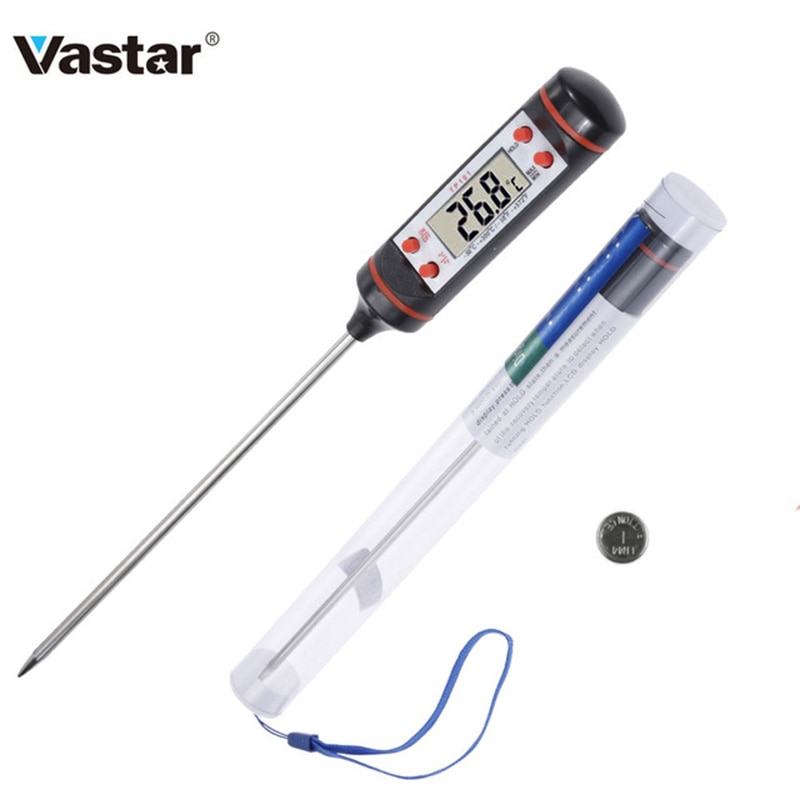 Vastar oppgradert kjøkken digitalt mattermometer kjøttkake godteri stek mat bbq spisestue temperatur husholdnings koketermometer