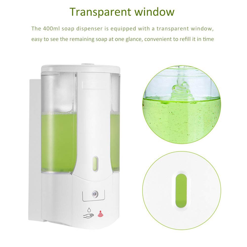 Smart Sensor Hand Washing Container Automatic Liquid Soap Dispenser Wall Mounted Shampoo Lotion Shower Gel Foam Bottles