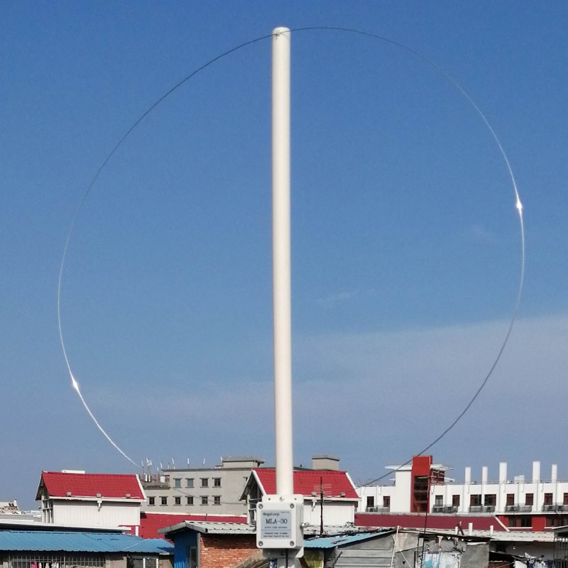 Dykb mla -30 plattor aktiv mottagarantenn mw sw balkong erektion antennen 100 khz  - 30 mhz för ha sdr kortvågsradio mellanvåg