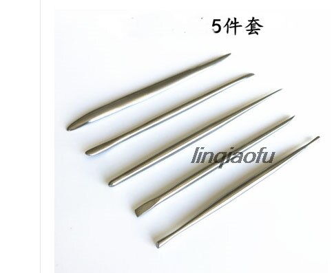Rvs Modeling Tools, Ultra-Lichte Klei Zachte Klei Gereedschap, Klei Gereedschappen: 5