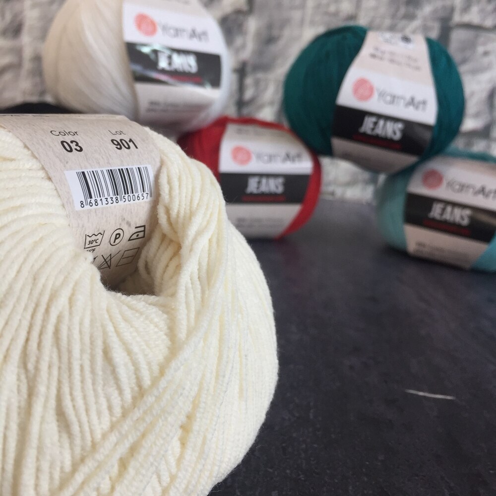 Ovillo de hilo de algodón para tejer a mano, tejido de ganchillo, chaleco, suéter, de boda, artesanal, 50gr, 160m: 03