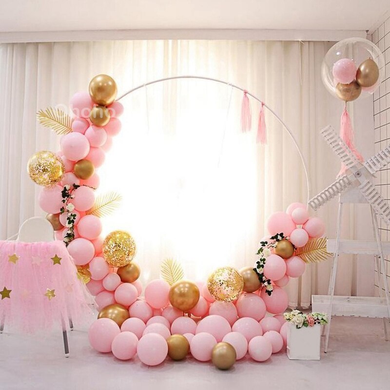 Ohoho macaron regnbue ballon guirlande bue sæt 1st fødselsdagsfest indretning bryllup baggrund voksen metal ballon baby shower