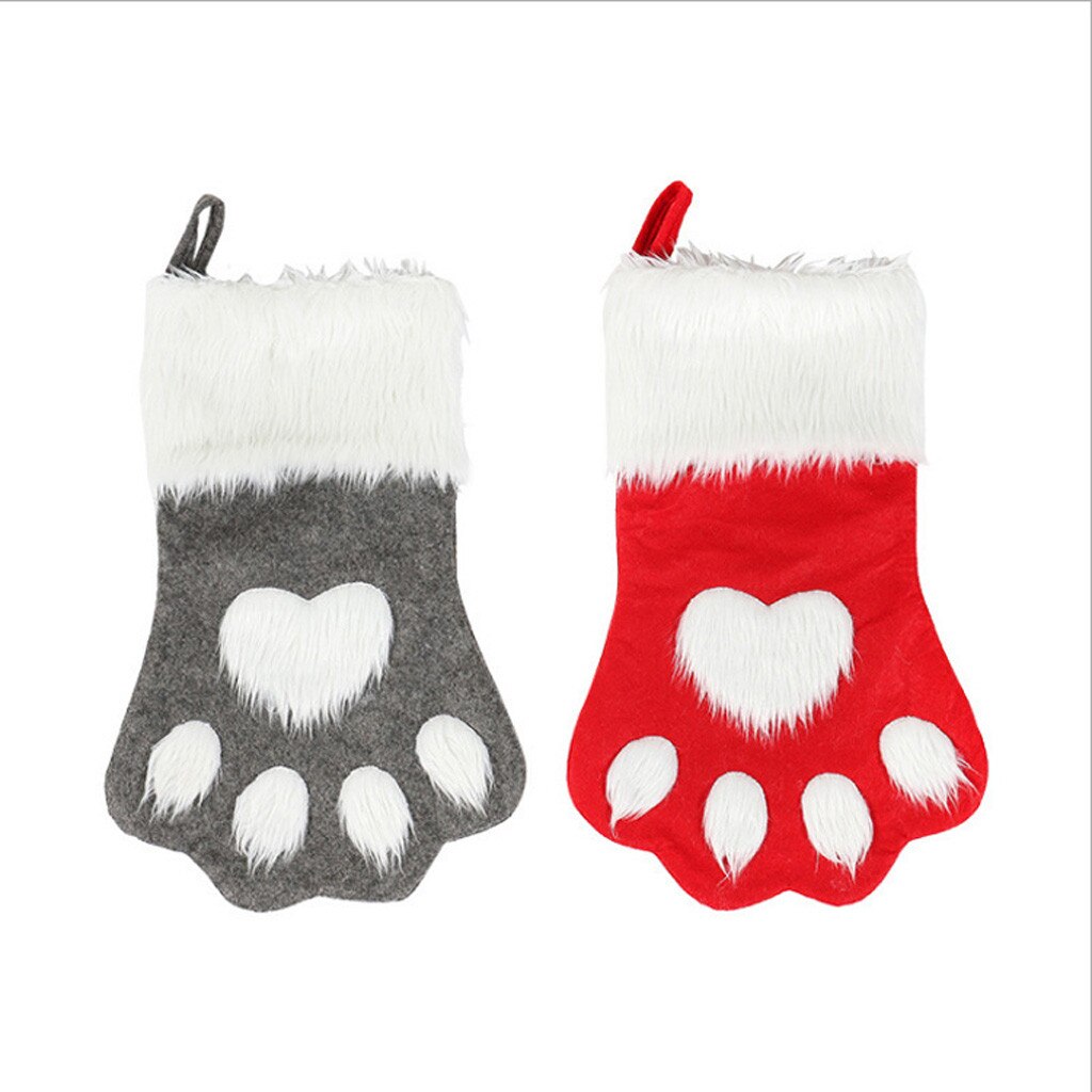 Kerst Kousen Opknoping Ornamenten Candy Bags voor Kerstversieringen Kerstboom Decoratie Jaar Cadeau # SS