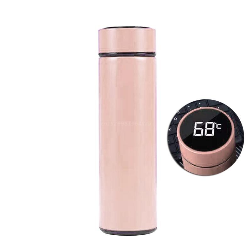 Termo inteligente de acero inoxidable con pantalla de temperatura, botella de viaje para viaje, sopa, café, termo, botella de agua: 7