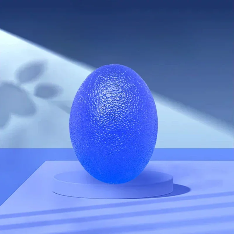 Bola de agarre de silicona para masaje de mano, equipo de ejercicio para dedos, presión de liberación, circulación sanguínea, entrenamiento de fuerza saludable: Morado