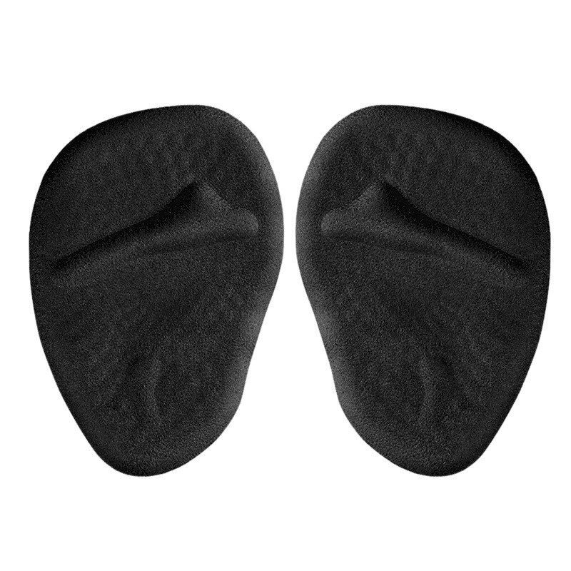 Nicht-Unterhose mit hohen absätzen Schuhe Einsätze frauen Vorne Palme Pad Halbe Elle Pads Anti-tragen Vorfuß kissen Druck Zu Entlasten Einlegesohlen: Schwarz