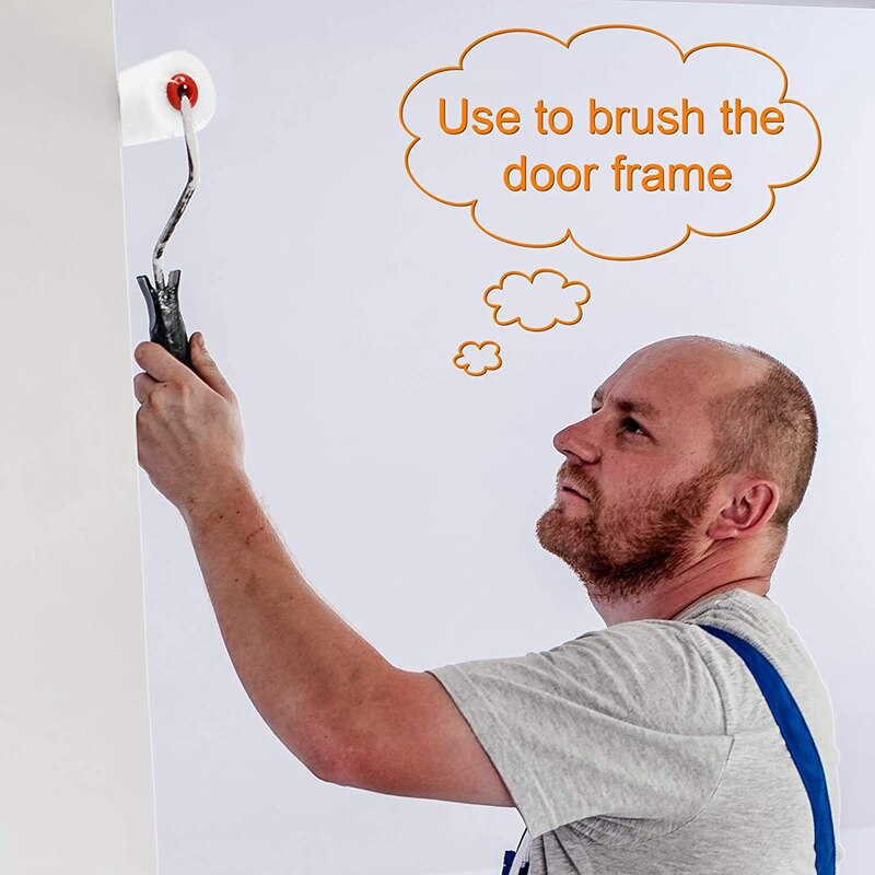 20 Pieces 4 Inch Foam Roller Refills Small Foam Paint Rollers Covers White Smooth Foam Roller Brushes Kit