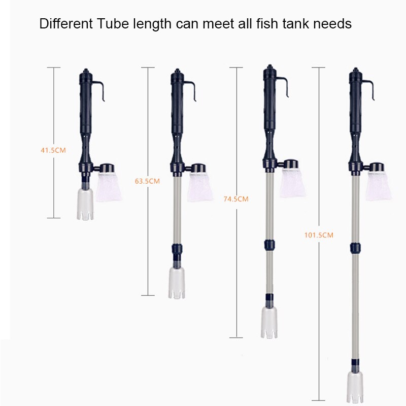 Aquarium Electric Aquarium Cleaner Fish Tank Sand Washer Vacuum Gravel Water Changer Siphon Filter Cleaner Fish Tank Tools