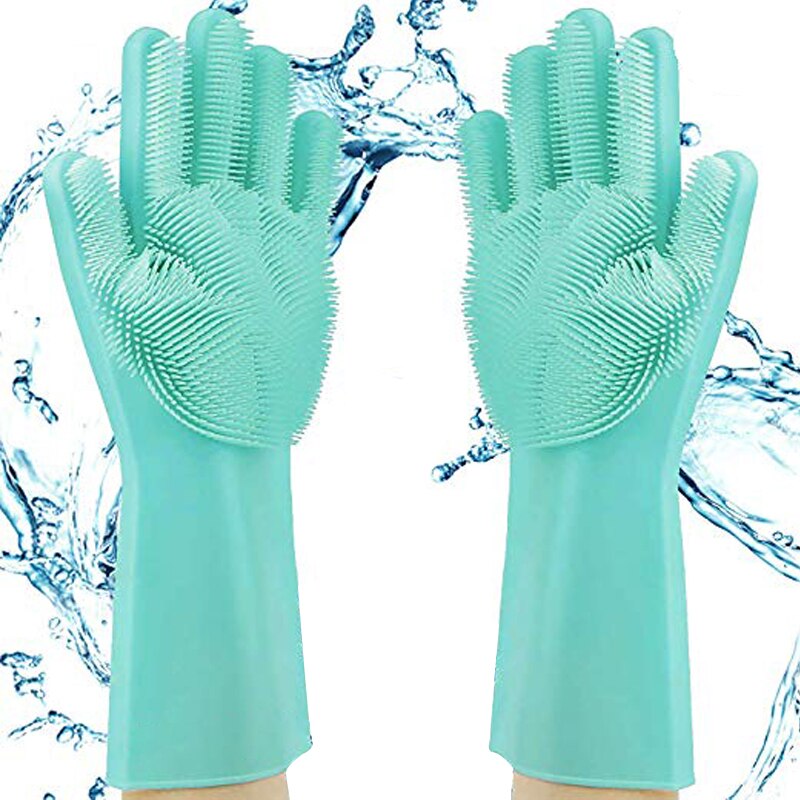 Dishwashing gloves kitchen cleaning gloves dishwasher multifunctional magic gloves household cleaning tools