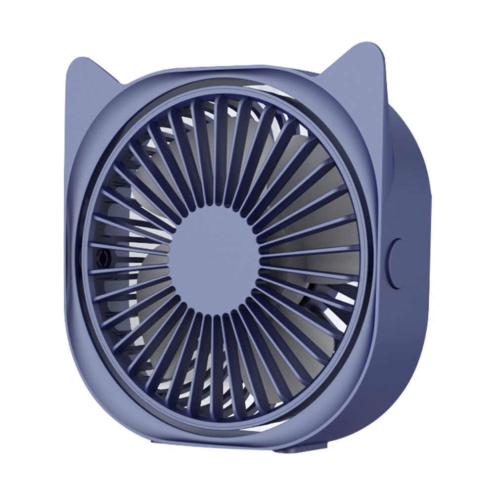 USB Cooling Pad Cooler Fan Heat Sink Universal Portable Summer Cooling Mini 3 Speeds 360 Rotation Office PC Cooler: Blue