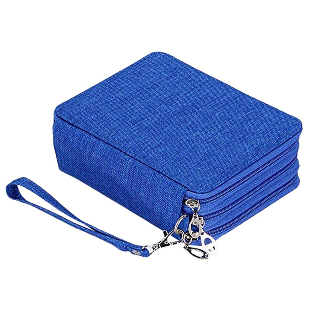 72 Kleur 78 Gat Schilderen Pen Zak Briefpapier Zak Potlood Opbergtas Levert Voor School Kantoor Accessoires Opbergtas # g3: Blue