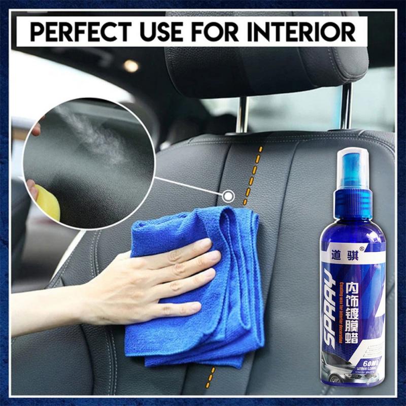 60ml Car Coating Agent Car Interior Anti Scratch Hydrophobic Polish Nano Coating Agent Fog-Free Protection Coating Agent Car