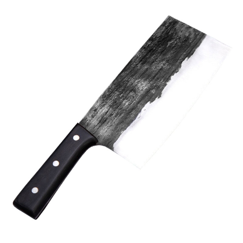 Handmade Forged Kitchen Santoku Knife Carbon Steel Forged Chinese Knife Meat Cleaver Chopper Kitchen Knives Chef Cooking Tools