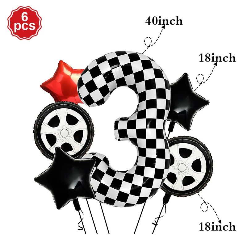 Motocross Party Decoration Foil Motorcycle Balloons Boys Dirt Bike Kids Race Car Motor Birthday Party Favor Baby Shower Supplies: green