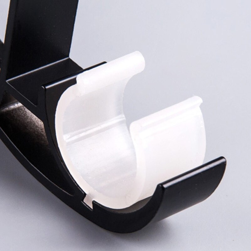 1pc Double Curtain Rod Brackets Window Hardware Holder Home Decor Side Top Mounted Easy To Install