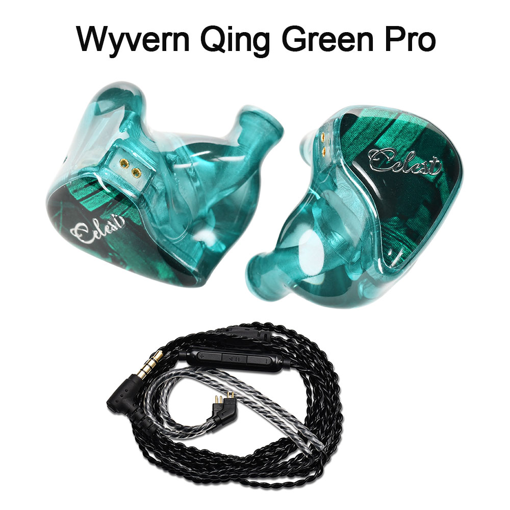 Auriculares intrauditivos Kinera Celest Wyvern Qing con micrófono de pluma desmontable, auriculares con Cable IEM para música Hifi,: Blanco