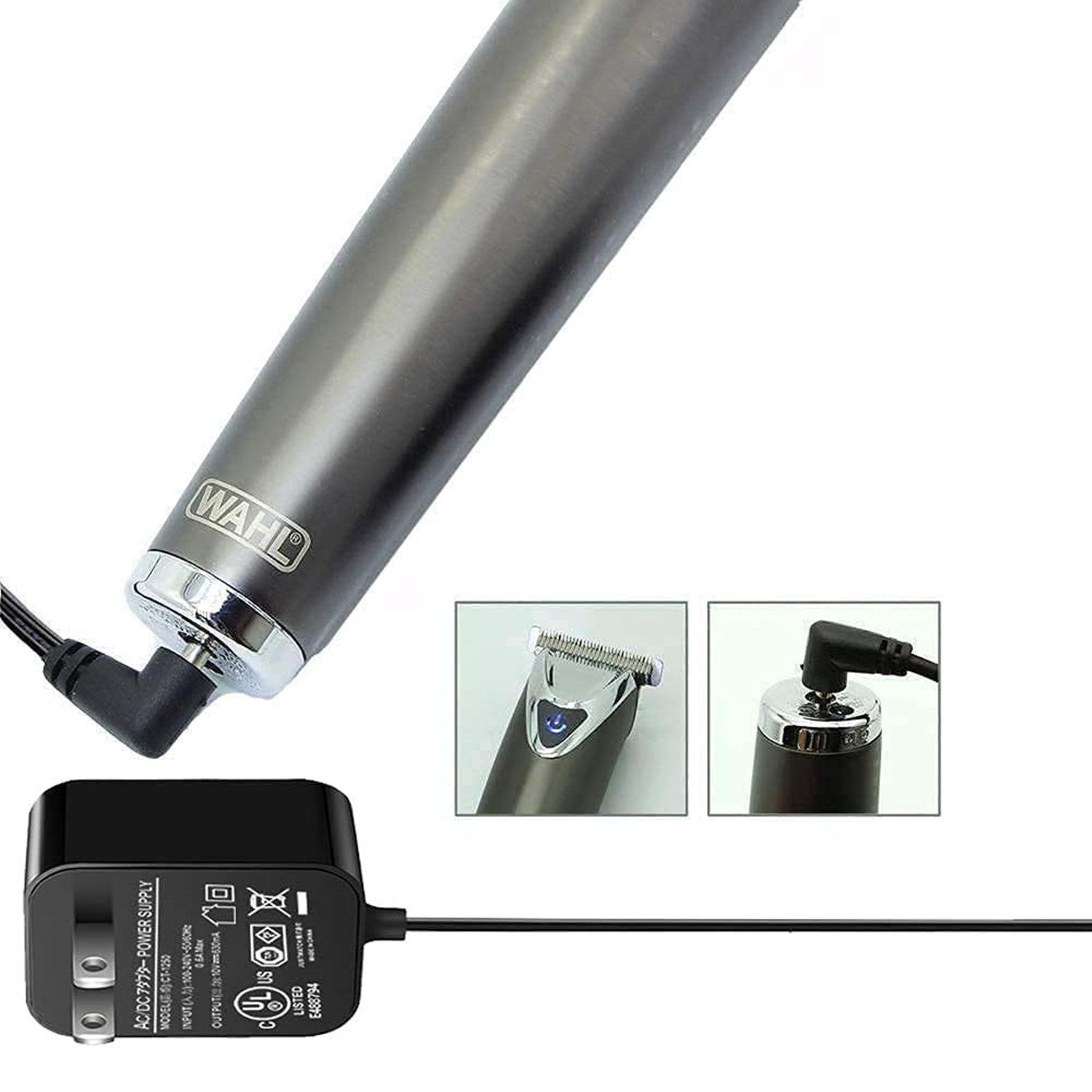 for Wahl Trimmer Charger 4V Power Cord for Wahl 9818 9818L 9888L 9916D 9918D 9685 Groomer Clipper 9854-600 9855 79600-2101 S004m