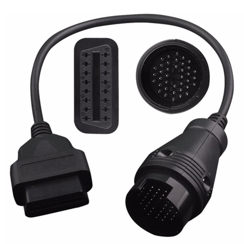 Voor Benz Mb 38 Pin Naar 16 Pin OBD2 Obd Ii Diagnose Adapter Voor Mercedes 38 Pin Obd 38Pin Connector