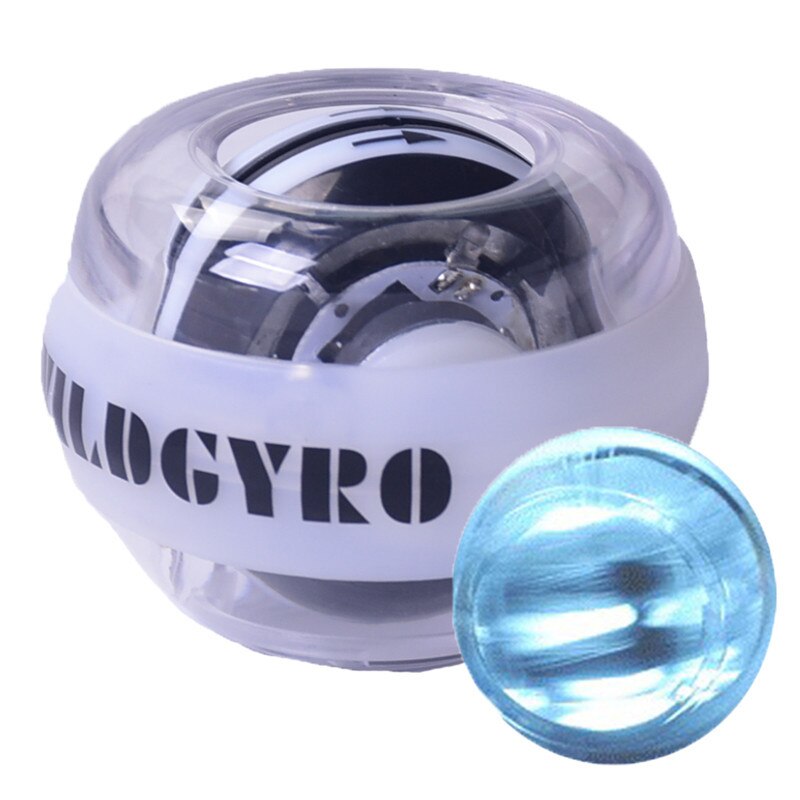 Self-Starting Muscle Relaxation Rotating Wrist Arm Training Exercise Fitness Equipment With LED Light Accessories Wrist Ball