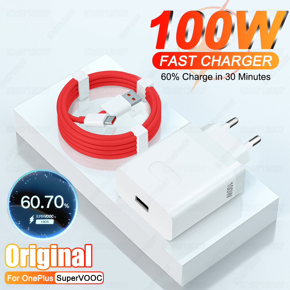 100w supervooc usb schnell ladegerät für oneplus 13 12 11 10 pro 13r 12r nord ce 2 3 4 lite ace 5 pro usb typ c schnell ladekabel