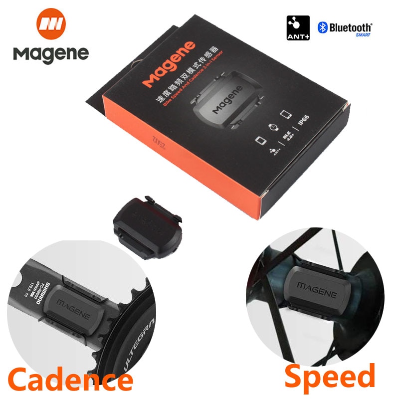 Original Magene gemini 210 S3 cadence de vitesse durale capteur ordinateur compteur de vitesse ant + bluetooth vélo pour igpsport bryton