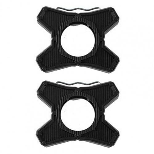1 Paar Mtb Racefiets Legering Slot Pedaal Om Platte Pedaal Beugel Converters Voor Speedplay Zero Pedalen Platform Adapters Fietsen onderdelen: Black