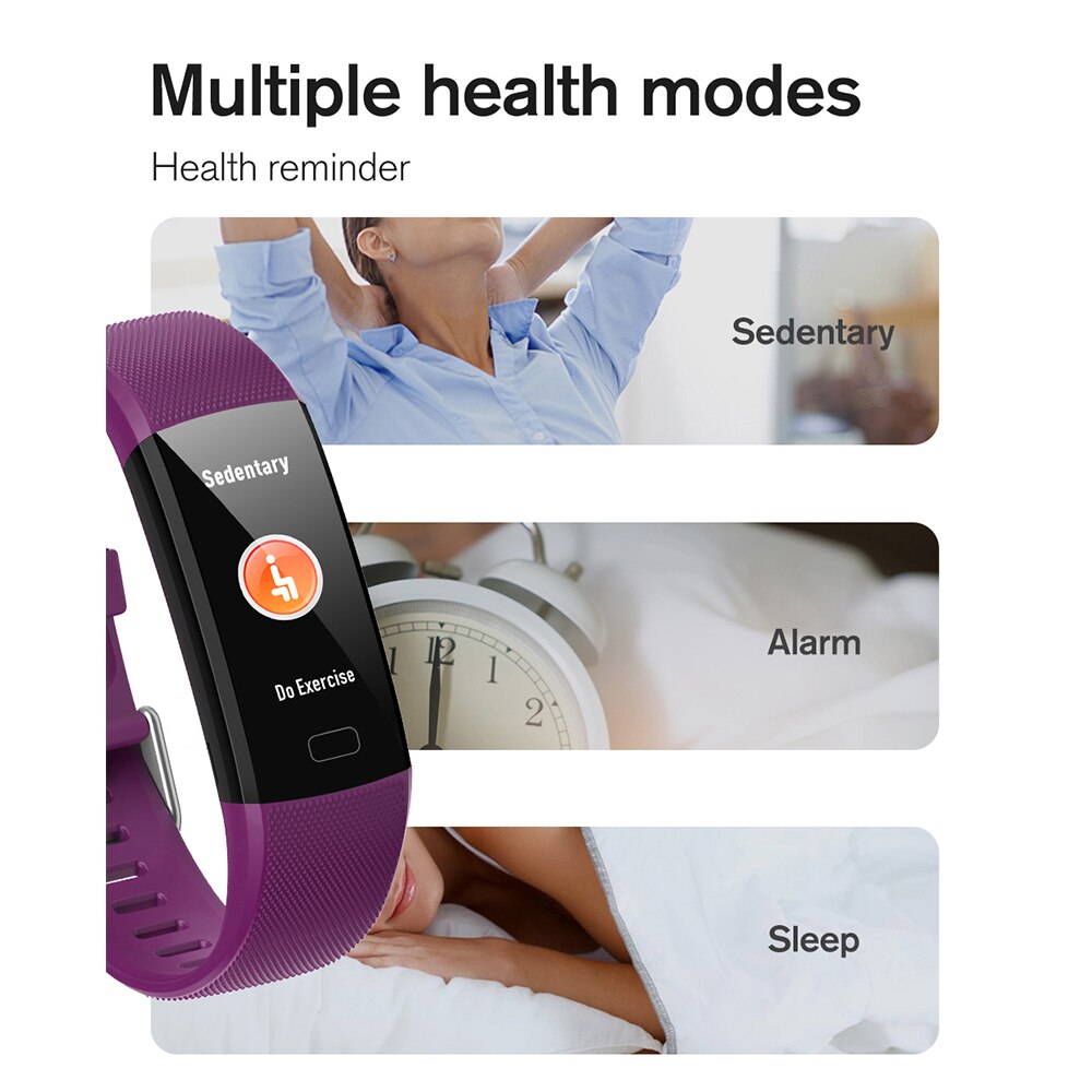 Colmi fitness tracker, hr-activiteitstracker, hartslagmeter,  ip67 waterdichte smartband, stappenteller, slaapmonitor voor kinderen en mannen.