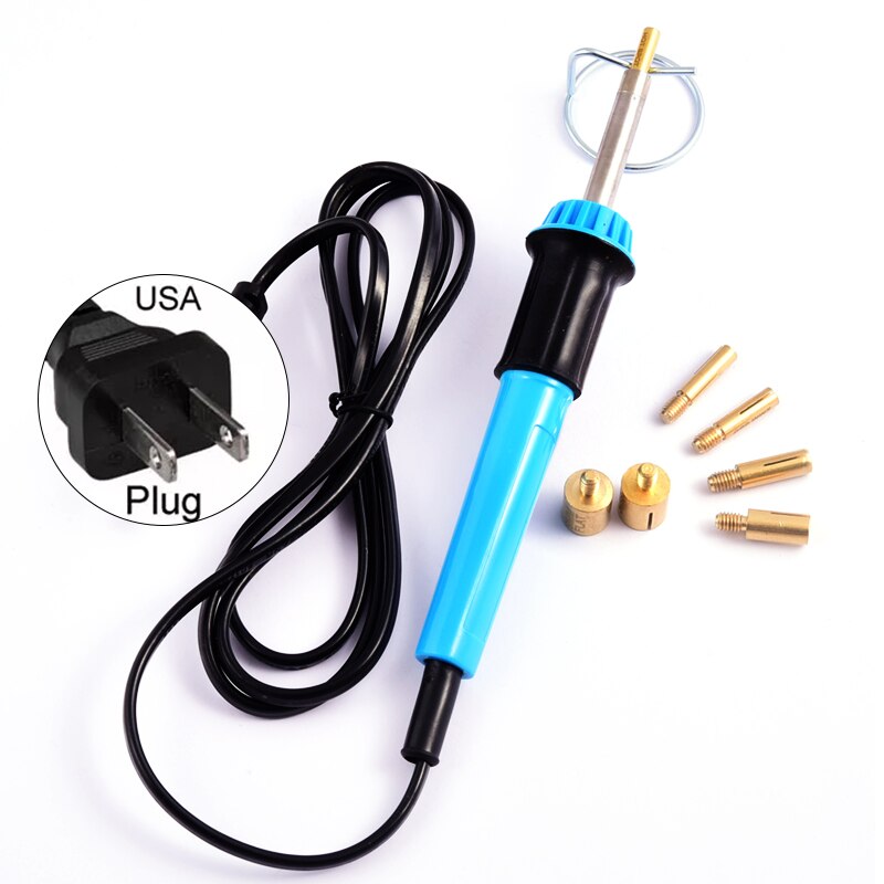 Veloce Riscaldata! EU/noi tappo Bianco Hotfix Strass Applicatore Rosa ferro-in poi caldo aggiustare Strass Applicatore bacchetta Calore-aggiustare strumento di Y2852: USA-blu