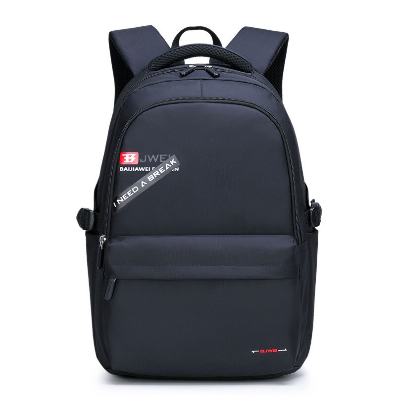 Nova luz oxford escola mochila para adolescente meninos meninas sacos de escola 18 polegada portátil mochila de viagem mochilas escolar: Black1