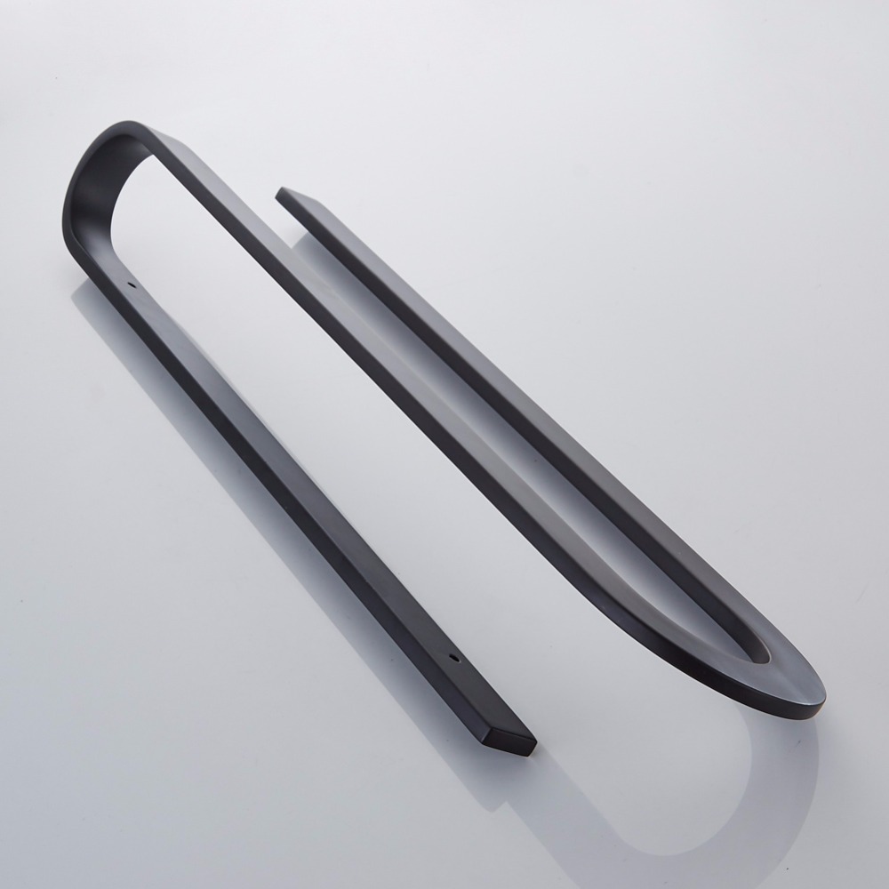 Barre porte-serviettes noir, ensembles d'accessoires de salle de bain, produits, barre porte-serviettes